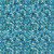 Quilting Treasures Fabrics Mosaic Blooms by Dan Morris Turquoise Blue Mosaic Stained Glass