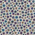 Quilting Treasures Fabrics Mosaic Blooms by Dan Morris Cream Blue Purple Small Set Floral
