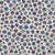 Quilting Treasures Fabrics Mosaic Blooms by Dan Morris Cream Blue Purple Small Set Floral