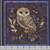 Quilting Treasures Fabrics Night Owls by Dan Morris Black Purple Blue Owl Patch Panel