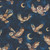 Quilting Treasures Fabrics Night Owls by Dan Morris Navy Blue Flying Owls Moon