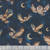 Quilting Treasures Fabrics Night Owls by Dan Morris Navy Blue Flying Owls Moon