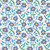 Quilting Treasures Fabrics Wild Beauty by Kate Lower Blue Flower Vine