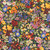 Liberty Fabrics Tana Lawn Cottage Garden Blue Yellow Red English Border Garden