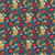 Liberty Fabrics Tana Lawn Florence May Navy Red Green Daisies Jonquils Poppies