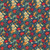 Liberty Fabrics Tana Lawn Florence May Navy Red Green Daisies Jonquils Poppies