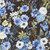 In The Beginning Fabrics Sanctuary by Jason Yenter Black Roses Ferns Leaves