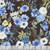 In The Beginning Fabrics Sanctuary by Jason Yenter Black Roses Ferns Leaves