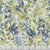 In The Beginning Fabrics Sanctuary by Jason Yenter Green Blue Leaves Ferns Ficus