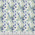In The Beginning Fabrics Sanctuary by Jason Yenter Blue Peri Cream Wild Flowers