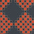 FreeSpirit Fabrics Chain Mail by Club Hauer Postage Stamp Teal