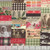 FreeSpirit Fabrics Palette Canvas by Tim Holtz Eclectic Elements Christmas Collage Christmas