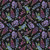 Lumin Fabrics White Owl Wild Garden Nicole Tamarin Small Floral Black