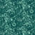 Lumin Fabrics White Owl Wild Garden Nicole Tamarin Paisley Teal