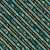 Lumin Fabrics White Owl Wild Garden Nicole Tamarin Diagonal Stripe Teal