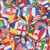 Timeless Treasures Fabrics Sports Novelty Red White Blue Green World Soccer Cup, colorful soccer balls decorated with various country flags.