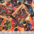 Timeless Treasures Fabrics Michael Novelty Red Orange Black Monster Trucks