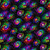 Timeless Treasures Fabrics Space Novelty Black Orange Blue Yellow Swirling Solar Systems