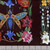 Free Spirit Fabrics Nocturnal Creatures Maria Matos Moth Beetle Scarab Floral Frame Tile