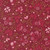 Moda Fabrics Darling Peony Robin Pickens Watercolor Scattered Lovelies  Red Cranberry