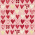 Moda Fabrics Darling Peony Robin Pickens Watercolor Hearts Love Pink Cotton Candy