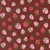 Moda Fabrics Funny Valentine Lizzy House Strawberries Burgundy Rose
