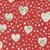 Moda Fabrics Funny Valentine Lizzy House Flowers Hearts Dots Red Love
