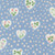 Moda Fabrics Funny Valentine Lizzy House Flowers Hearts Dots Light Blue Sky