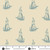 Andover Fabrics Farmers Daughter by Laundry Basket Quilts Farmer's Daughter Butternut, fabric pattern featuring vintage-style illustrations of women in old-fashioned dresses carrying tools, in soft blue tones on a light beige background.