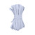 White Polyester Braided Elastic 0.25 Inches Wide