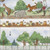 Studio E Fabrics Classic Winnie the Pooh Christopher Robin Pooh Eeyore Tigger Kanga Roo Owl  Stripe