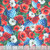 Benartex Fabrics Red, White & Sweet Nicole DeCamp Americana Flowers Multi