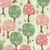 Benartex Fabrics Enchanted Spring Andi Metz Blooming Trees Green