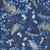 Clothworks Fabrics Naturescape Liz St Andre Ferns Navy Blue