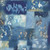 Clothworks Fabrics Naturescape Liz St Andre Patchwork Shades of Blue
