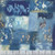 Clothworks Fabrics Naturescape Liz St Andre Patchwork Shades of Blue