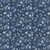 Clothworks Fabrics Naturescape Liz St Andre Alstroemeria Navy Blue