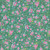 Clothworks Fabrics Ethereal Garden Joanna Plucknett Bouquets Green Pink