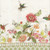 Clothworks Fabrics Hummingbird Days Katie Pertiet Double Border Cream Green
