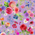 Clothworks Fabrics Fleur de Rose Sue Zipkin Bouquets Purple Pink Red