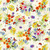 Clothworks Fabrics Fleur de Rose Sue Zipkin Butterfly Garden Cream Orange Yellow