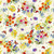 Clothworks Fabrics Fleur de Rose Sue Zipkin Butterfly Garden Cream Orange Yellow