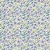 Clothworks Fabrics Fleur de Rose Sue Zipkin Forget-Me-Not Cream Purple Blue
