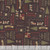 Clothworks Fabrics Christmas Tails Dan DiPaolo Words Cream