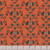 Clothworks Fabrics Emerald Hollow Sue Zipkin Damask Orange Black