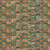 Clothworks Fabrics Emerald Hollow Sue Zipkin Checkerboard Orange Green