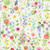Clothworks Fabrics Sunlit Sonnet Heatherlee Chan Bouquets Cream Pink Green