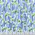 Clothworks Fabrics Sunlit Sonnet Heatherlee Chan Lupine Blue