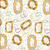 Dear Stella Fabrics Mardi Gras King Cake White