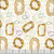 Dear Stella Fabrics Mardi Gras King Cake White